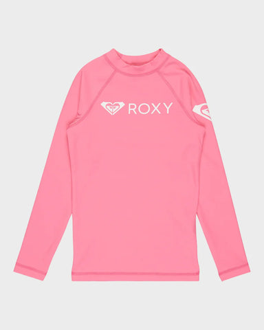 Roxy  Heater Long Sleeve Rash Vest Girls 8-16