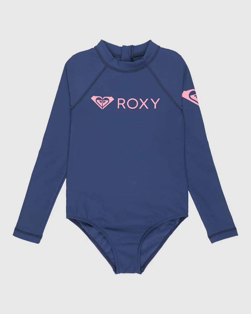 Roxy Heater Long Sleeve Rash Vest Girls 8-16