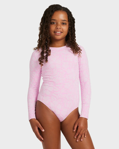 Roxy Bico Paper One Piece Rash Vest Girls 8-16
