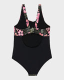 Roxy Active Floral One Piece Swimsuit Girls 8-16