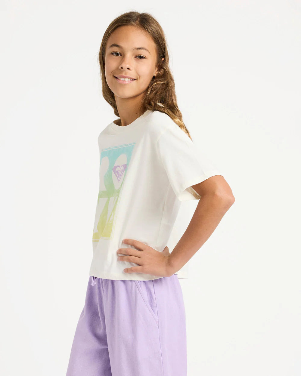 Roxy Daisyloose Beach T-Shirt Girls 4-16