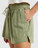 Roxy Lekeitio Break Elastic Waist Shorts