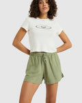 Roxy Lekeitio Break Elastic Waist Shorts