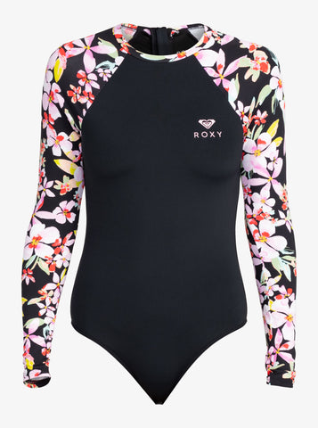 Basic Long Sleeve One-Piece Swimsuit