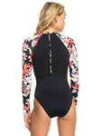 Basic Long Sleeve One-Piece Swimsuit