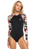 Basic Long Sleeve One-Piece Swimsuit