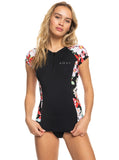 Cap Sleeve Zipped Rash Vest