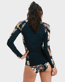 Roxy Full Zipped Mix Long Sleeve Rash Vest