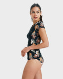 Roxy CS Half Zip Lycra Rash Vest