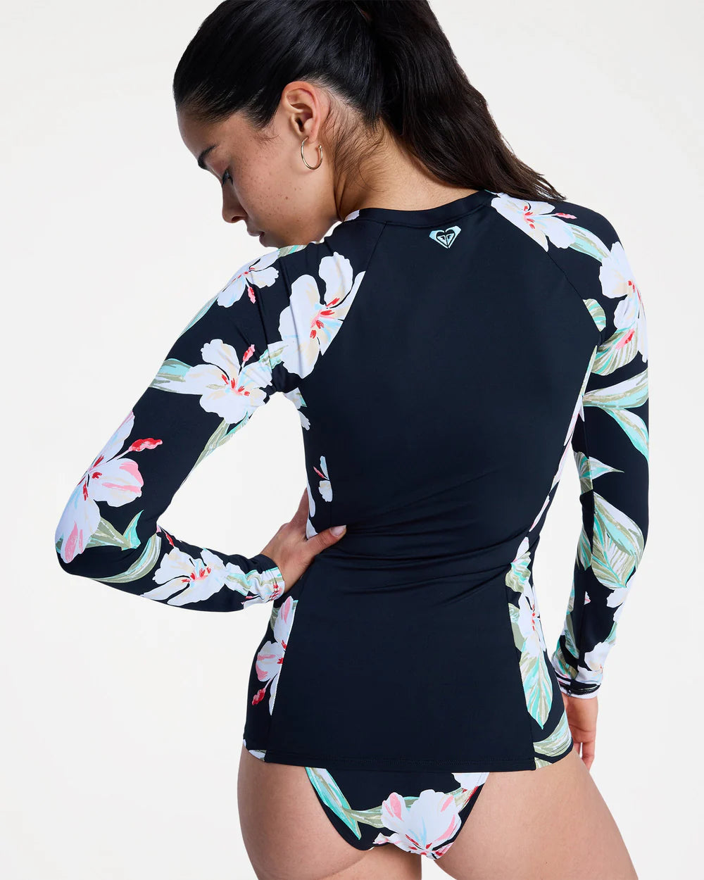 Roxy Lycra Zip Long Sleeve Rash Vest