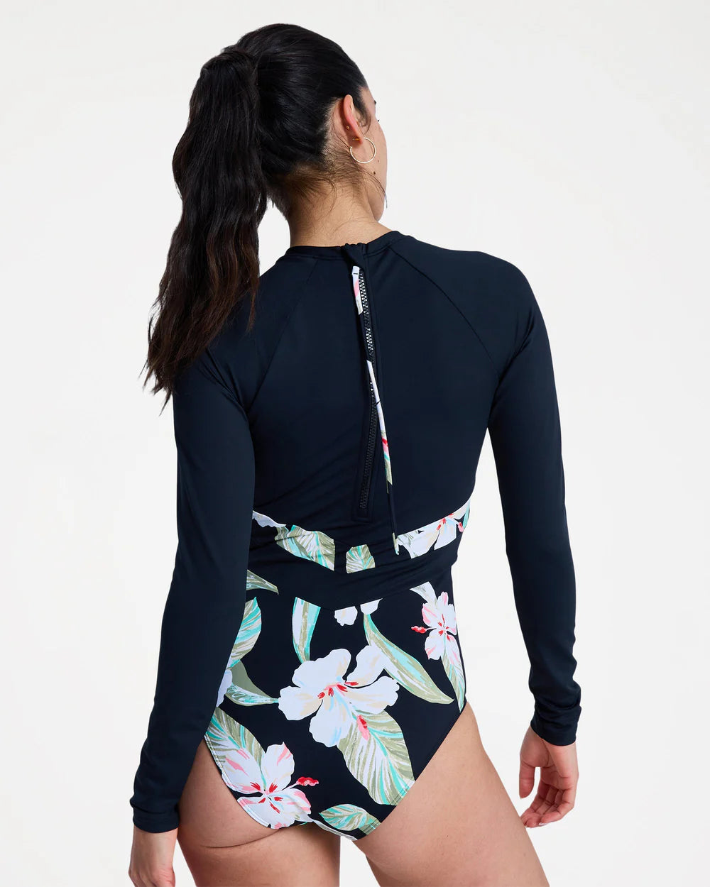 Roxy The Rider Zipped Long Sleeve One Piece Rash Vest