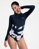 Roxy The Rider Zipped Long Sleeve One Piece Rash Vest