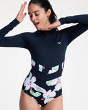 Roxy The Rider Zipped Long Sleeve One Piece Rash Vest