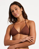 Roxy SD Beach Classics Mod Tiki Tri Bikini Top