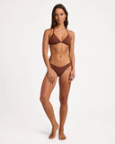 Roxy SD Beach Classics Mod Tiki Tri Bikini Top