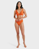 Rib Roxy Love The Roller Bikini Top