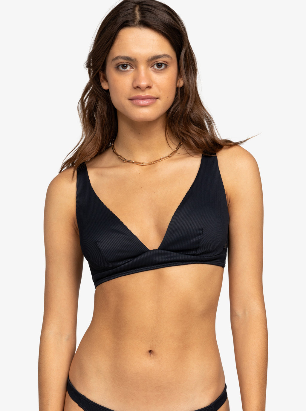 Rib Roxy Love The Roller Bikini Top