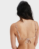 Roxy Wild Thang Tiki Tri Bikini Top