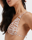 Roxy Wild Thang Tiki Tri Bikini Top