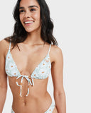 Roxy Dream Floral Reversible Tiki Tri Bikini Top