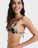Roxy Nostalgic Feels Bikini Top Tiki Tri