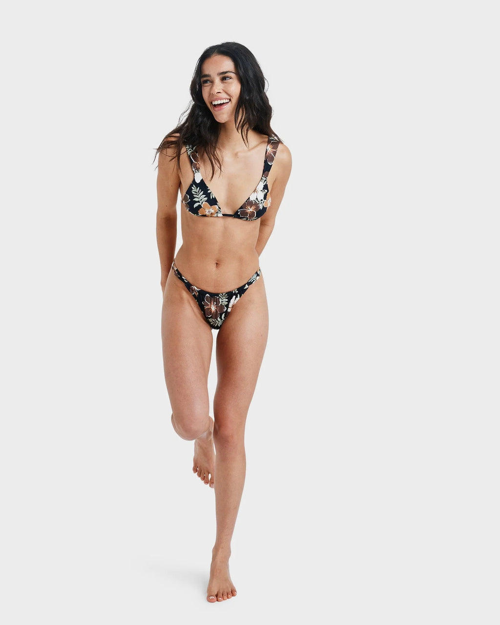 Roxy Nostalgic Feels Bikini Top Tiki Tri