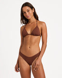 Roxy SD Beach Classics Hi Leg Cheeky Bikini Bottom