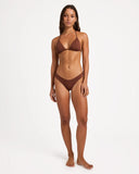 Roxy SD Beach Classics Hi Leg Cheeky Bikini Bottom