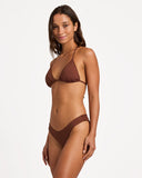 Roxy SD Beach Classics Hi Leg Cheeky Bikini Bottom