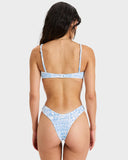 Roxy Flower Wave Cheeky Bikini Bottom