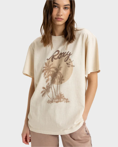 Roxy Sunny Oversized Stone Wash T-Shirt