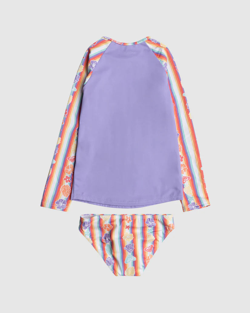 Roxy Rainbow Bay Stripe Ls Lycra St