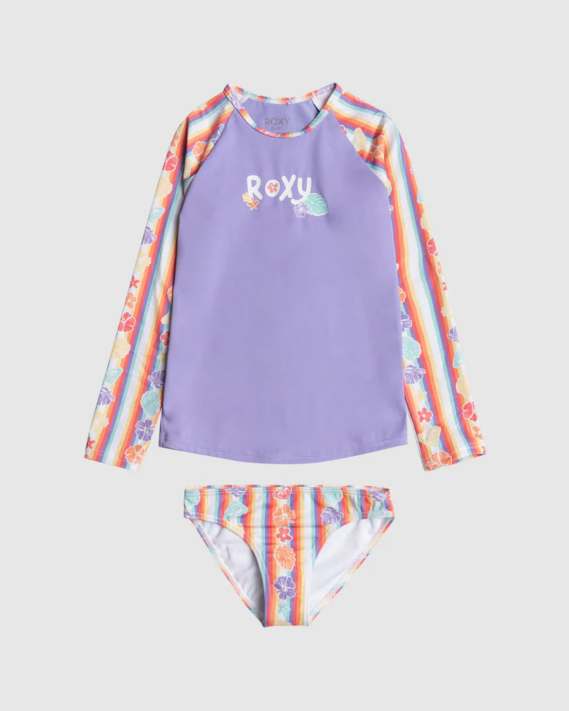 Roxy Rainbow Bay Stripe Ls Lycra St