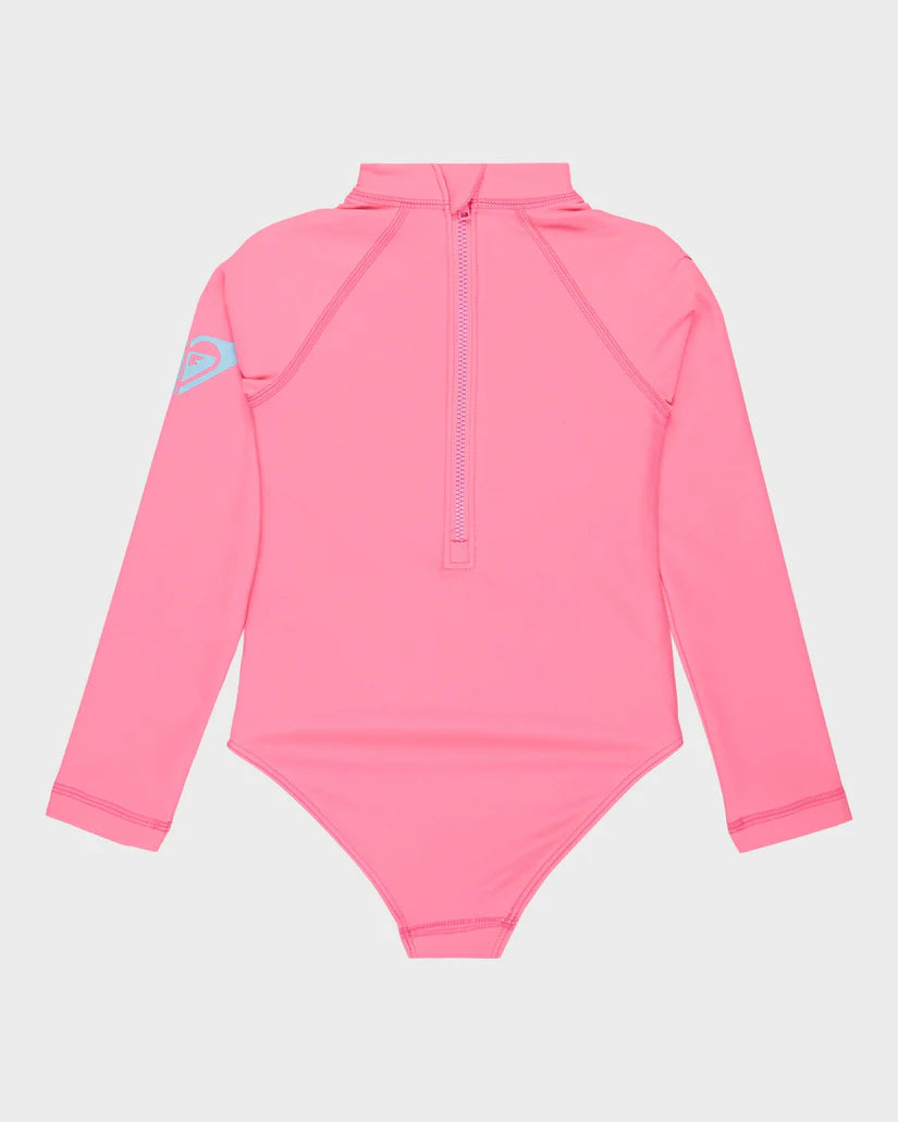 Roxy Heater Long Sleeve Onesie Rash Vest Girls 8-16
