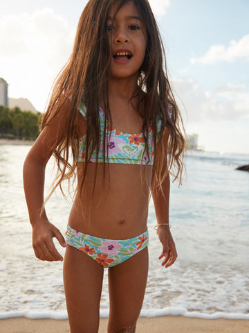 Hawaiian Spirit Bralette Two-Piece Bikini Set Girls 2-7