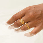 Atolea Evil Eye Signet Ring