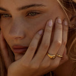 Atolea Evil Eye Signet Ring