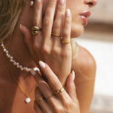 Atolea Double Twist Ring