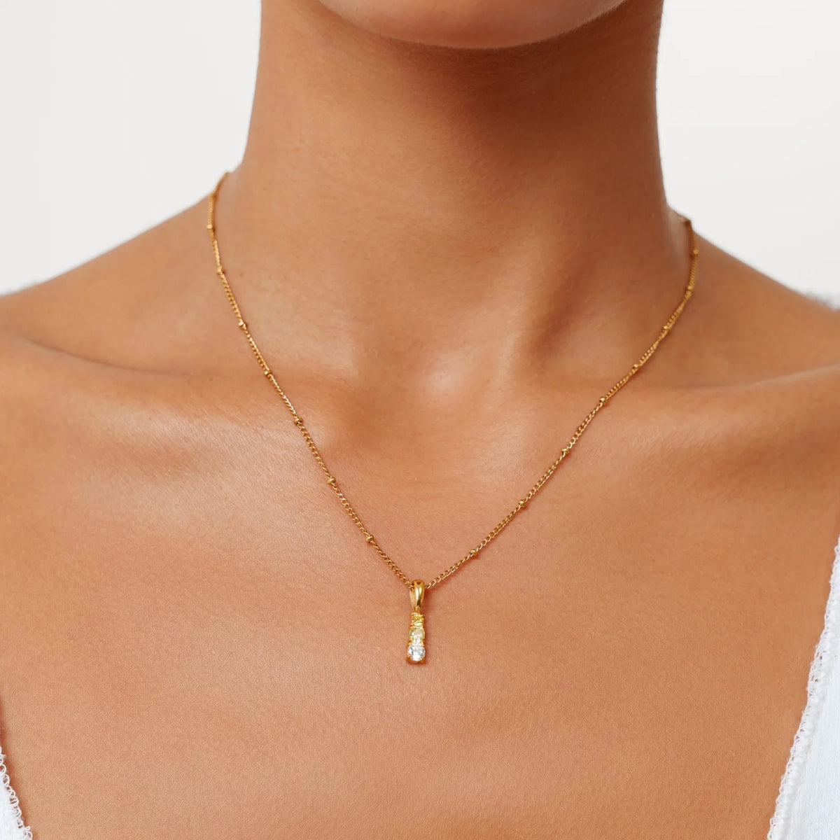 Atolea Citrus Drop Pendant Necklace