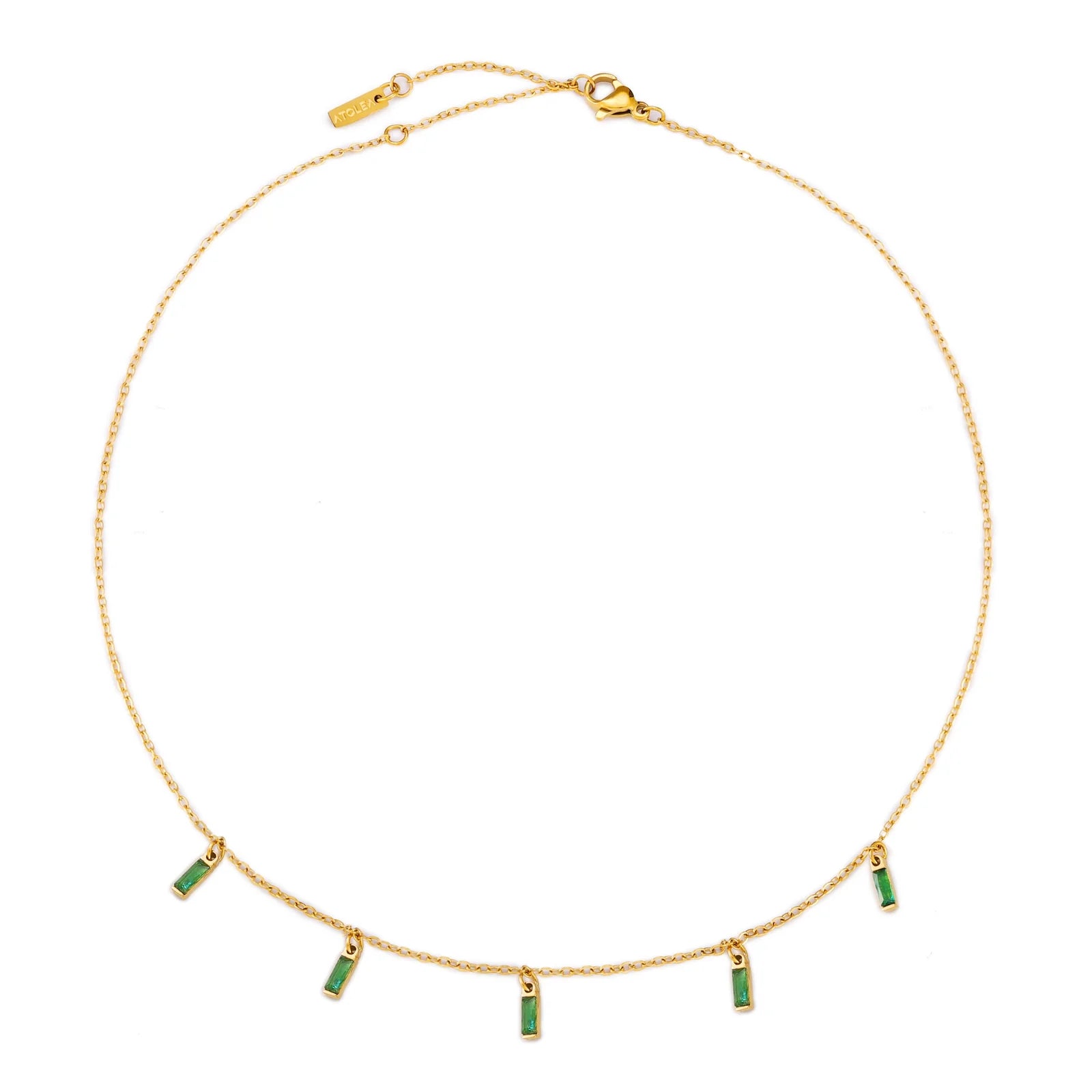 Atolea Rain Of Emeralds Choker
