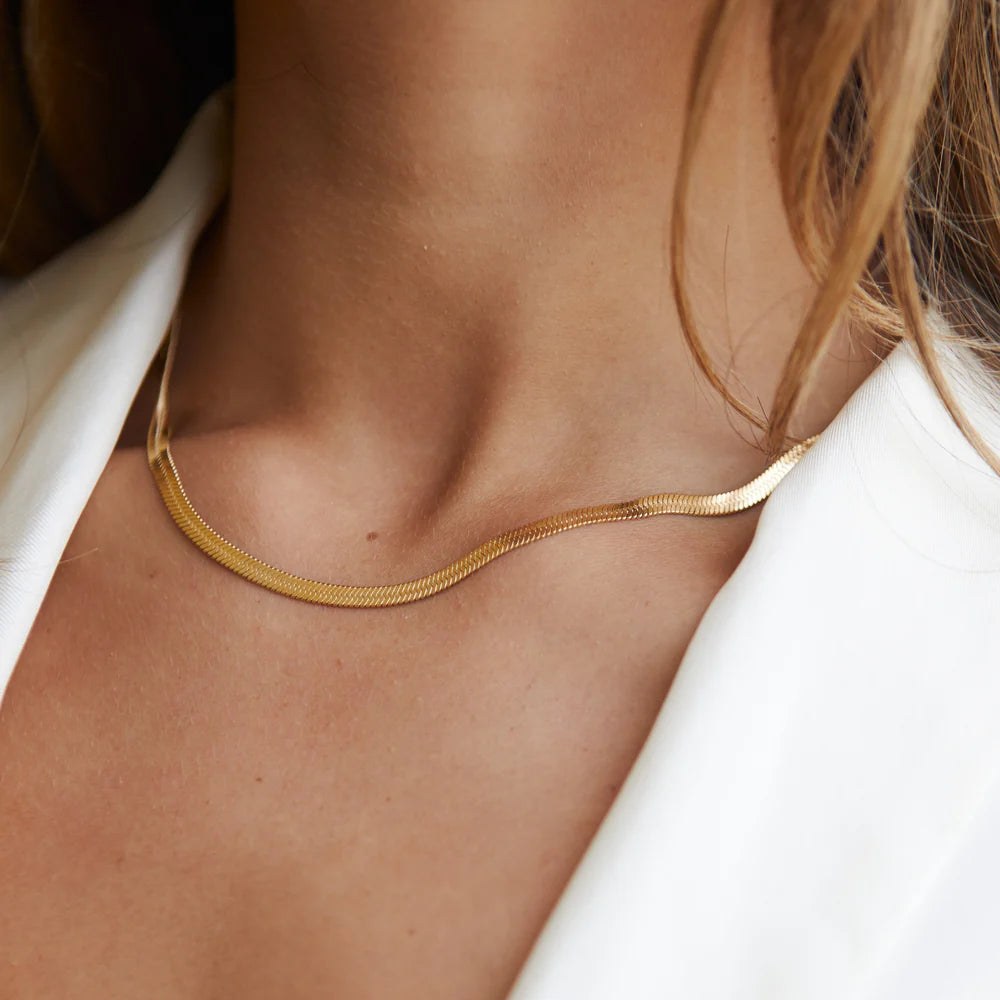 Atolea Kauai Herringbone Choker Necklace