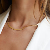 Kauai Herringbone Choker Necklace