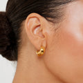 Atolea Molten Hoops Earrings