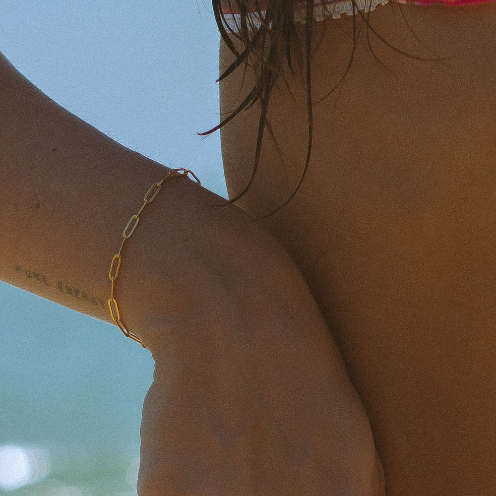 Atolea Cozumel Paperclip Bracelet