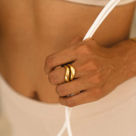 Atolea "Double Trouble" Ring Set
