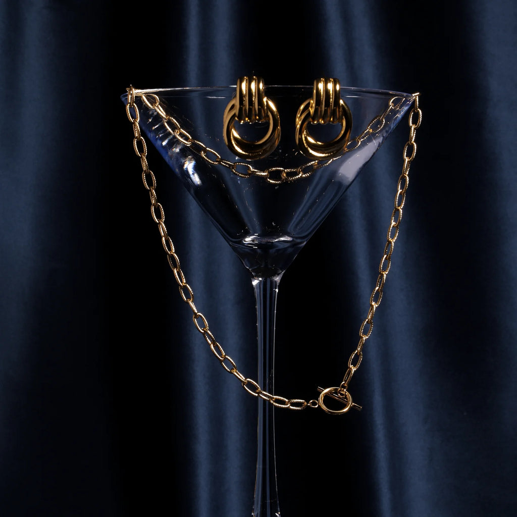Atolea Paperclip Toggle Choker