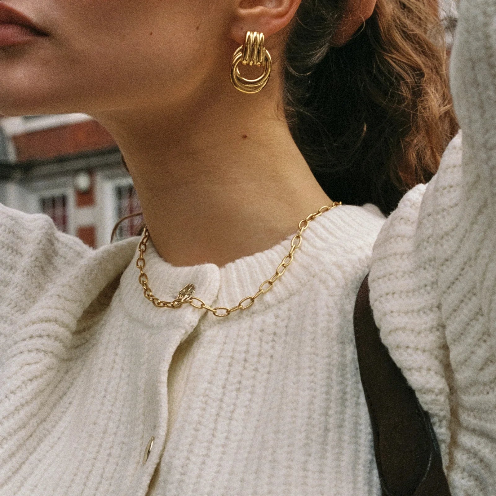 Atolea Paperclip Toggle Choker
