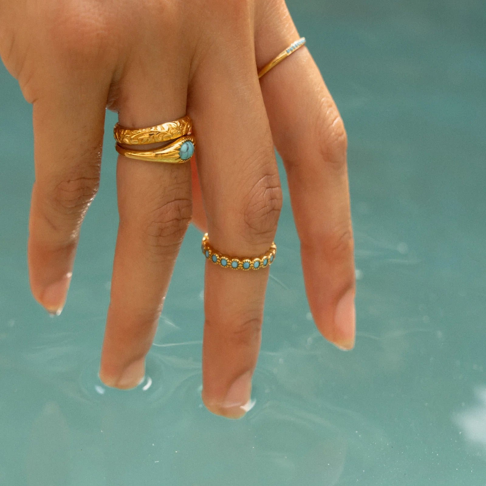 Atolea Azure Ring
