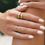 Atolea Double Twist Ring
