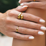 Atolea Double Twist Ring